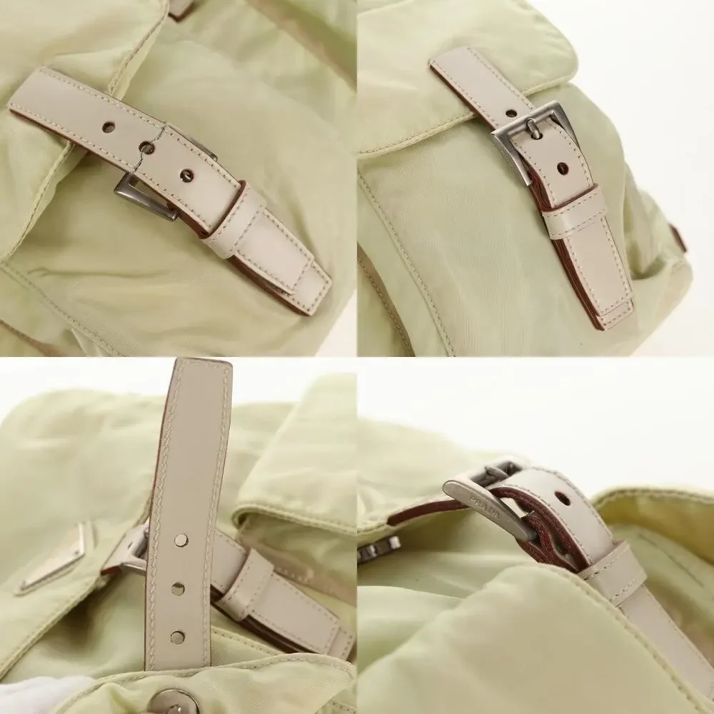 Prada Nylon Backpack Beige
